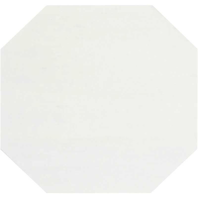 Sky White Honed Marble Octagon 12"
